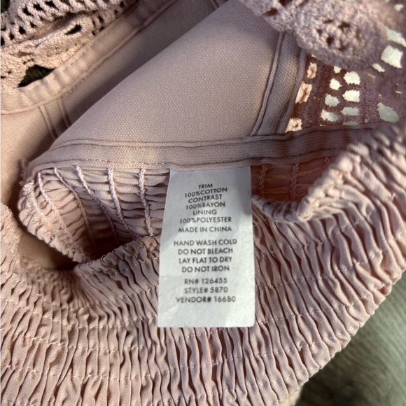 BKE Lace Camisole in Light Pink - Picture 4 of 4